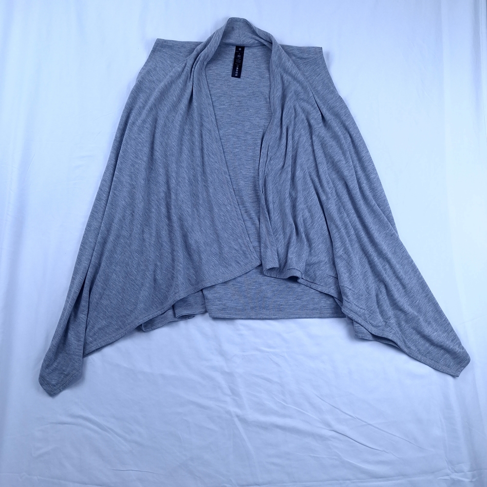 Yogalicious Gray Asymmetrical Knit Poncho